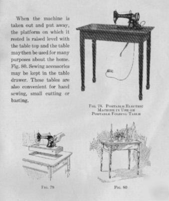 Singer manual of family sewing machines 1929 original 