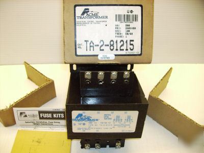 New acme control transformer ta-2-81215 TA281215 