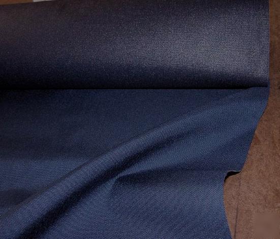New dark navy blue 1000 denier coated cordura fabric wp