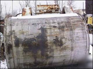 1200 gal stainless steel mixing tanks, 3 hp (2) - 15654