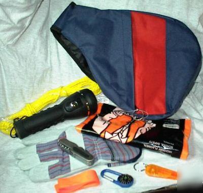 Loaded wilderness search & rescue gear bag sar survival