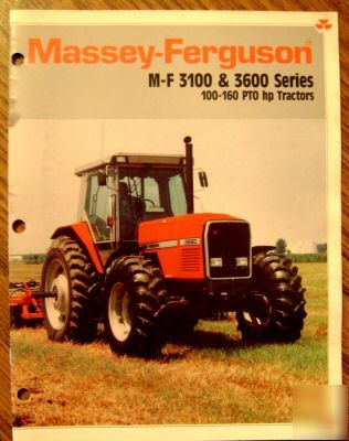 Massey ferguson mf 3120 3140 3660 3680 tractor brochure