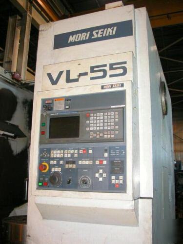 Mori seiki model #VL55 cnc vertical turning center