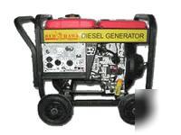 Red hawk by etq diesel 6500 watt generator model DG6LE