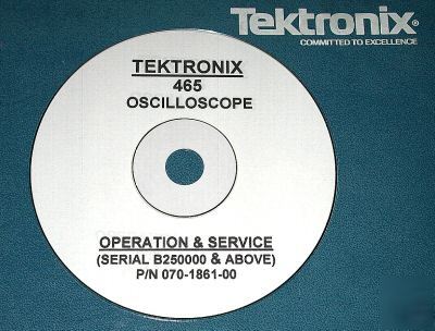 Tektronix 465 service manual (hi-serial numbers)