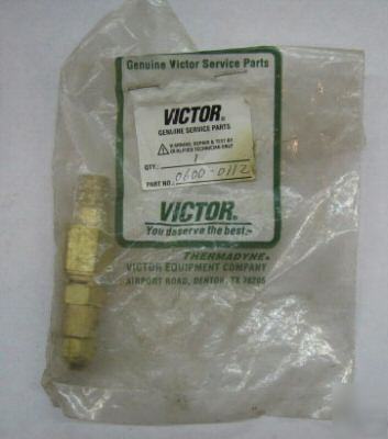 Victor 0600-0112 relief valve, 2000#, brass, adj