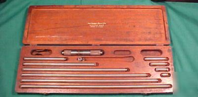 Vintage lufkin rule co. inside micrometer boxed set