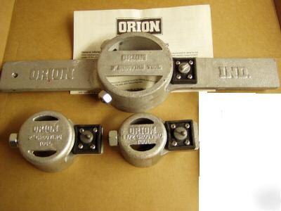 Orion grooving tool set of 3 grooving pipe in the field