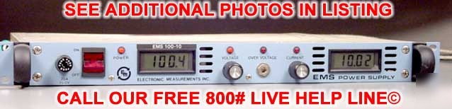 Lambda 0-100V@ 0-10A digital regulated dc power supply