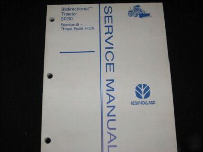 New holland 9030 tractor 3 point hitch service manual