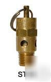New safety valve for air compressor relief valve 1/4