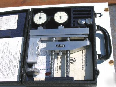 Portable rockwell hardness tester c & b scale testing
