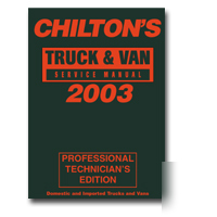 1999 - 2003 truck & van service manual