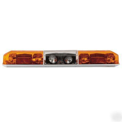 Amber light bar lightbar turbo beam with 2 work lights