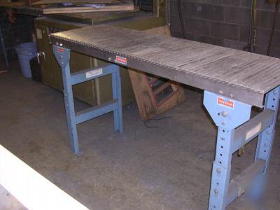 Conveyer with legs---what your machine shop needs today