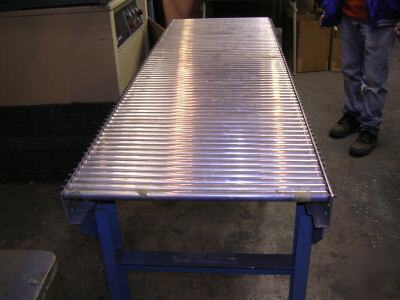 Conveyer with legs---what your machine shop needs today