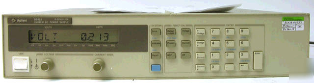 Hp agilent 6642A power supply 0-20V 0-10A calibrated