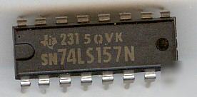 Integrated circuit ic SN74LS157N texas instrument