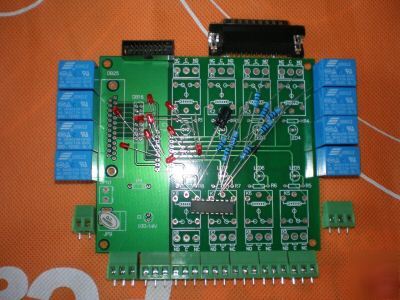 3 x pcb & parts > 8 ch relay driver board kit - avr pic