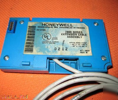 Honeywell burner control extnesion cable 221818A 7800 