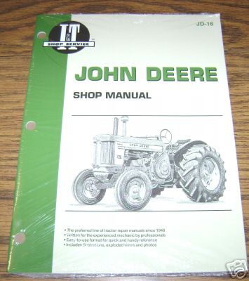 John deere 520 thru 730 tractor i&t shop service manual