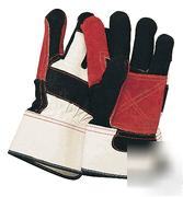 Lot of 12PC economy double palm work gloves 021PP