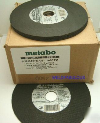 Metabo slicer cut off wheel 6