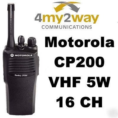 Motorola CP200 portable vhf 5W 16CH 136-162 mhz