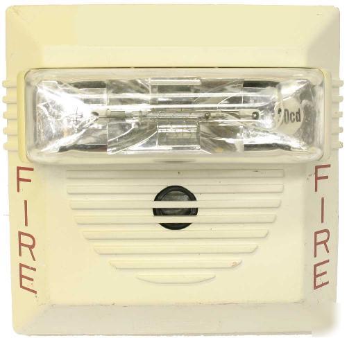 Wheelock NS4-2430W fire alarm 30CD strobe audible horn