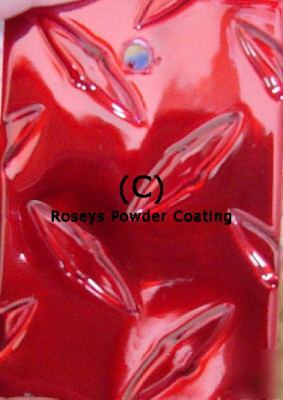 1 lb candy red powder coat powdercoating
