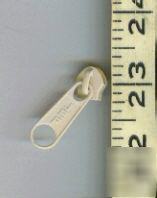#5 coil zipper nonlocking pulls beige 100 pce wholesale