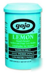 Gojo lemon cream soap w/pumice, (6 plastic cartridges f