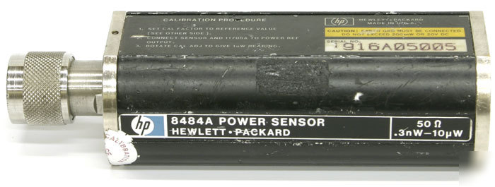Hp agilent power sensor 50 ohm hewlett packard rf