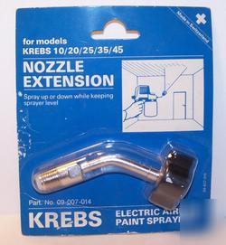 Krebs paint sprayer - nozzle extension