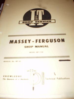 Massey-ferguson mf-1150 tractors i&t shop manual