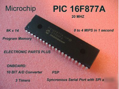 Microchip pic 16F877A microcontroller