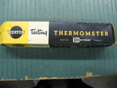 Vintage weston testing thermometer-#2261-50/500 deg-40S