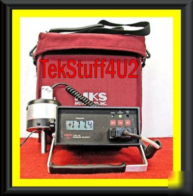 Mks 110A portable readout with 102A baratron 100 torr