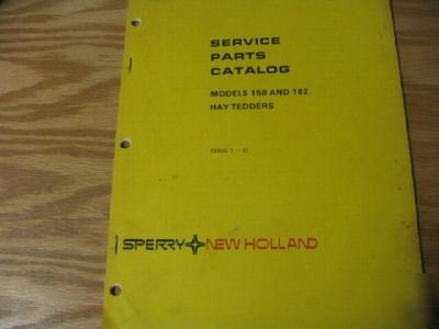 New holland 158 162 hay tedders parts catalog
