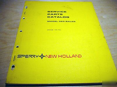 New holland 320 hay baler parts manual catalog nh