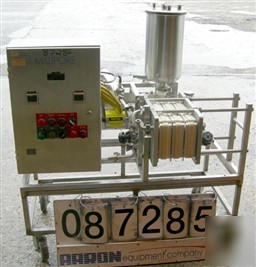 Used: millipore tangential flow filtration system consi