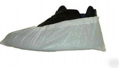 Pe plastic shoe covers white 1,000 ct.
