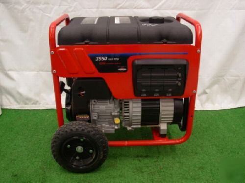 Portable gas 3550 watt briggs generator F030248