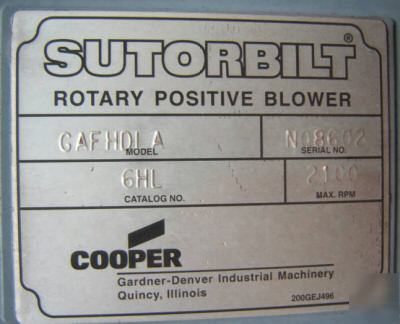 40 hp sutorbilt 6HL blower package (2436)