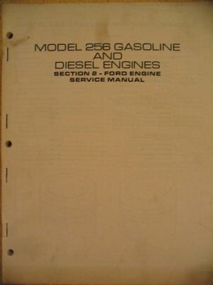 New holland ford 256 series engine service manual