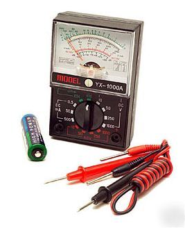 Sunwa yx-1000A analog multimeter with leads