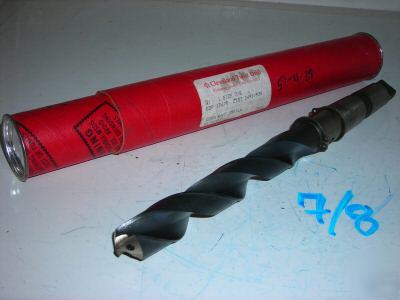  cleveland taper shank coolant drill 7/8'' #3 mt