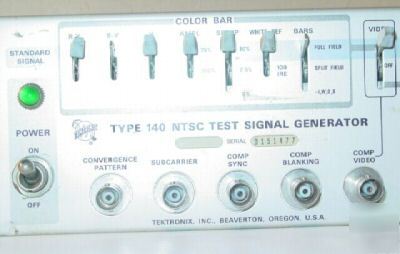 Tektronix 140 ntsc tv test signal pattern generator