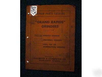 Gallmeyer&livingston parts catalog grand rapids grinder