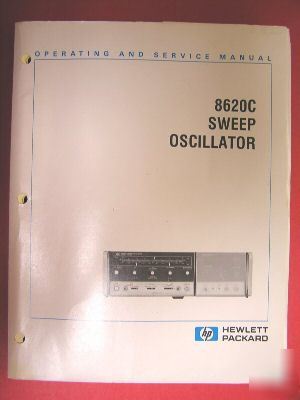Hp 8620C sweep oscillator operating & service manual
